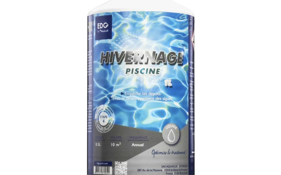 Hivernage Liquide Piscine – EDG By AQUALUX – Bidon de 1 Litre