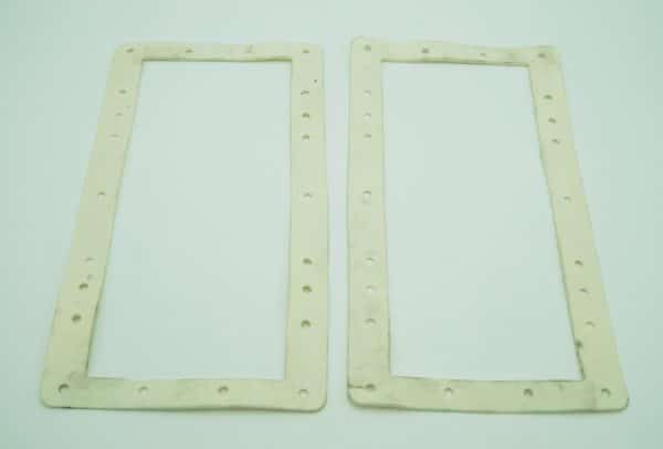 Joint Skimmer Piscine Hors Sol - Lot De 2 - Compatible Hayward SP1091WM SP1091LX - Caoutchouc Blanc 34.5x19 Cm