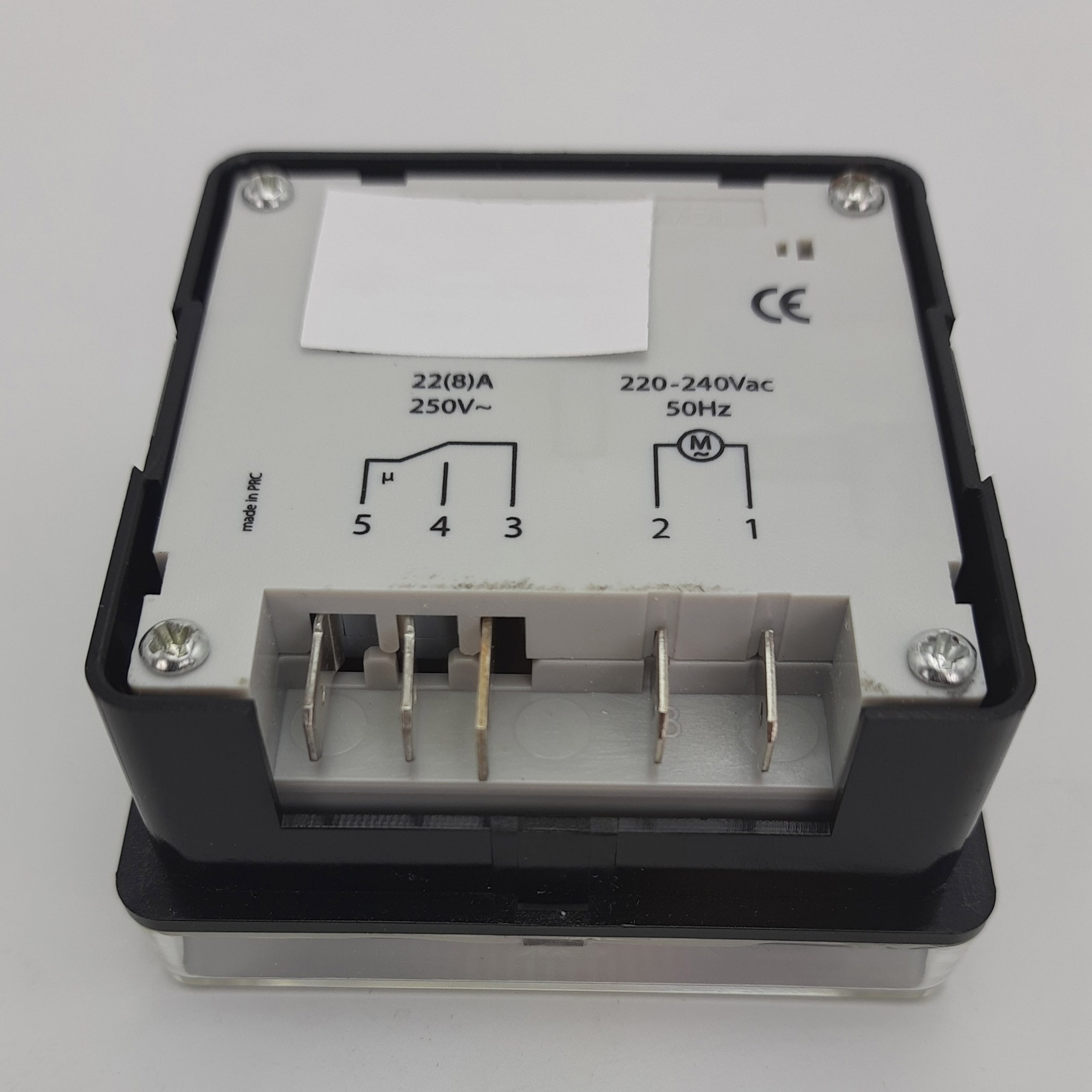 Schéma électrique : interrupteur programmable mécanique (horloge) installé  au tableau