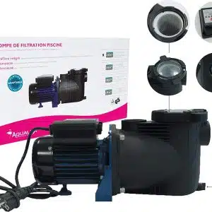 Pompe De Filtration Piscine avec Timer Intégré (1/2CV)