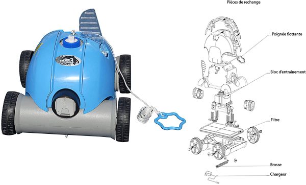 Orca Brosse pour Robot 050 CL - Pièce détachée-OC05-18