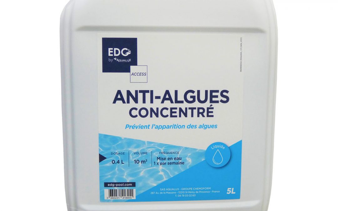 Anti Algues Piscine – Liquide – Bidon 5 litres – EDG ACCESS