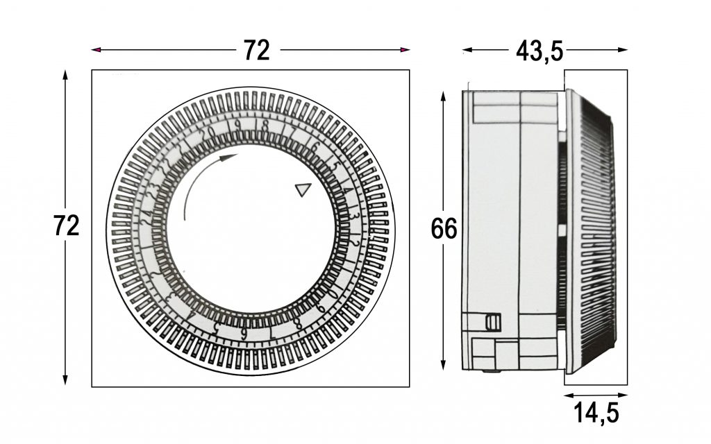 EDENEA - Horloge Modulaire Coffret Electrique Piscine - Programmateur  Spécial Piscine - Montage sur Rail : : Jardin