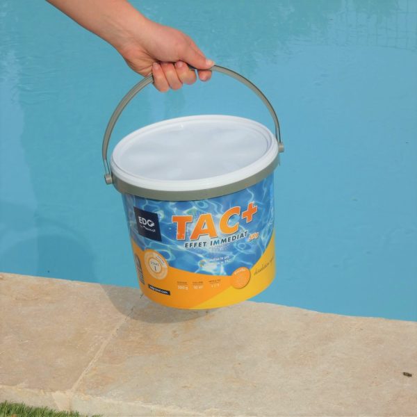 TAC plus poudre traitement piscine seau 5 kg stabilise le pH et réajuste le TAC