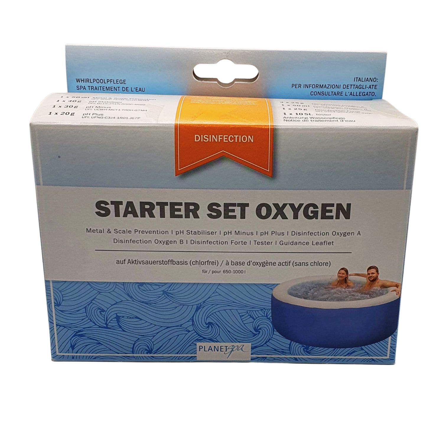 Oxygene actif spa - Produit entretien spa