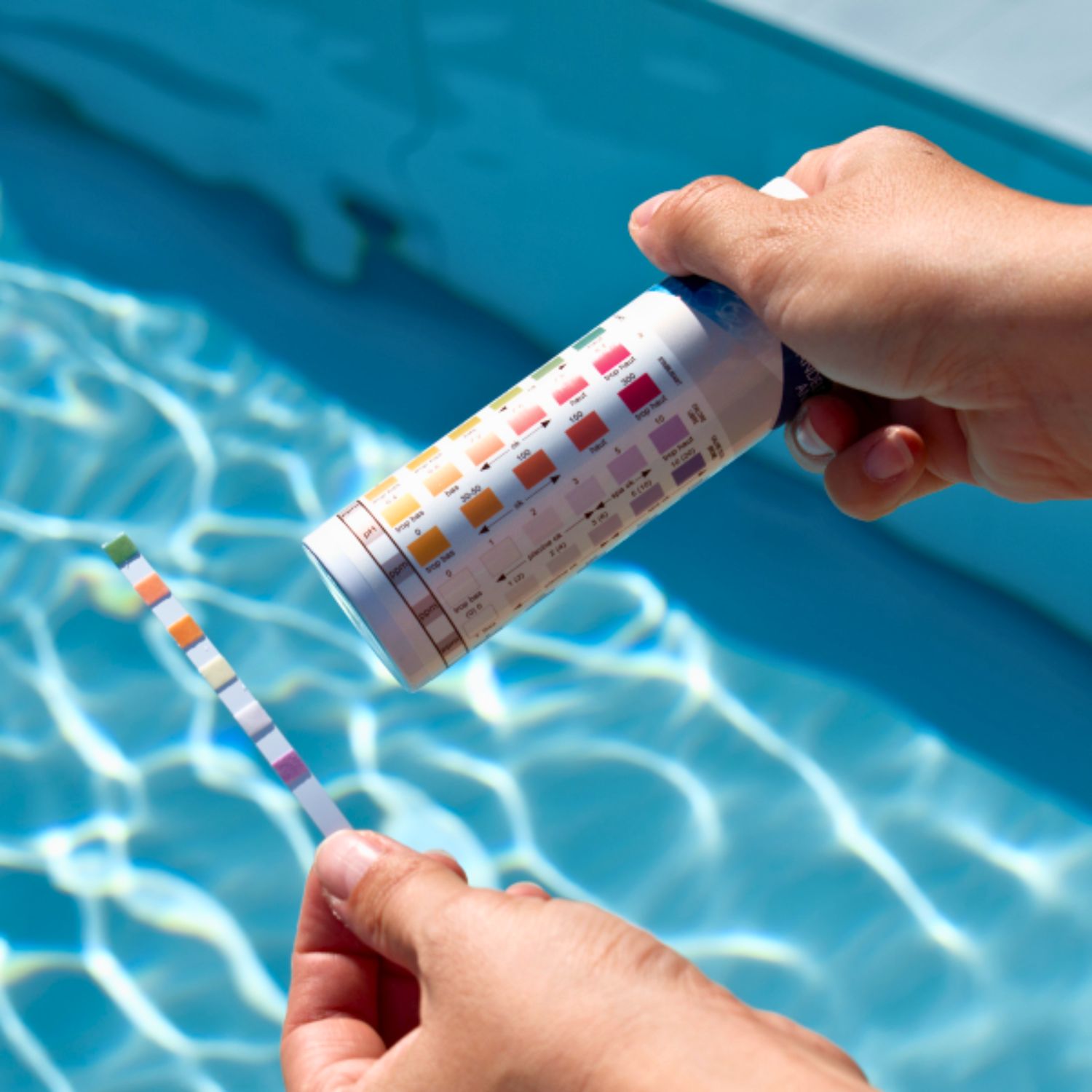 Bandelettes d'analyse d'eau de piscine 50 pièces - 5 tests