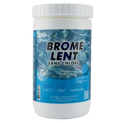 Brome Spa et Piscine – Pastilles 20g – Pot 1 kg – Désinfection Lente