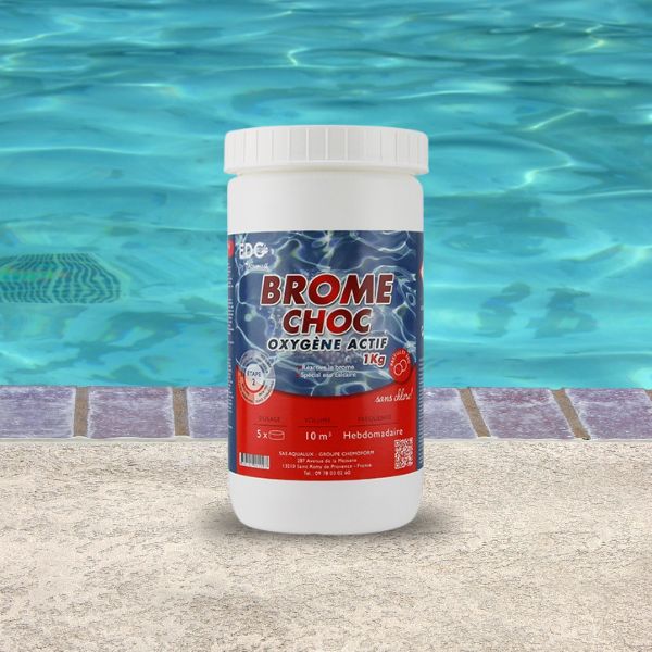 brome choc oxygene actif traitement piscine