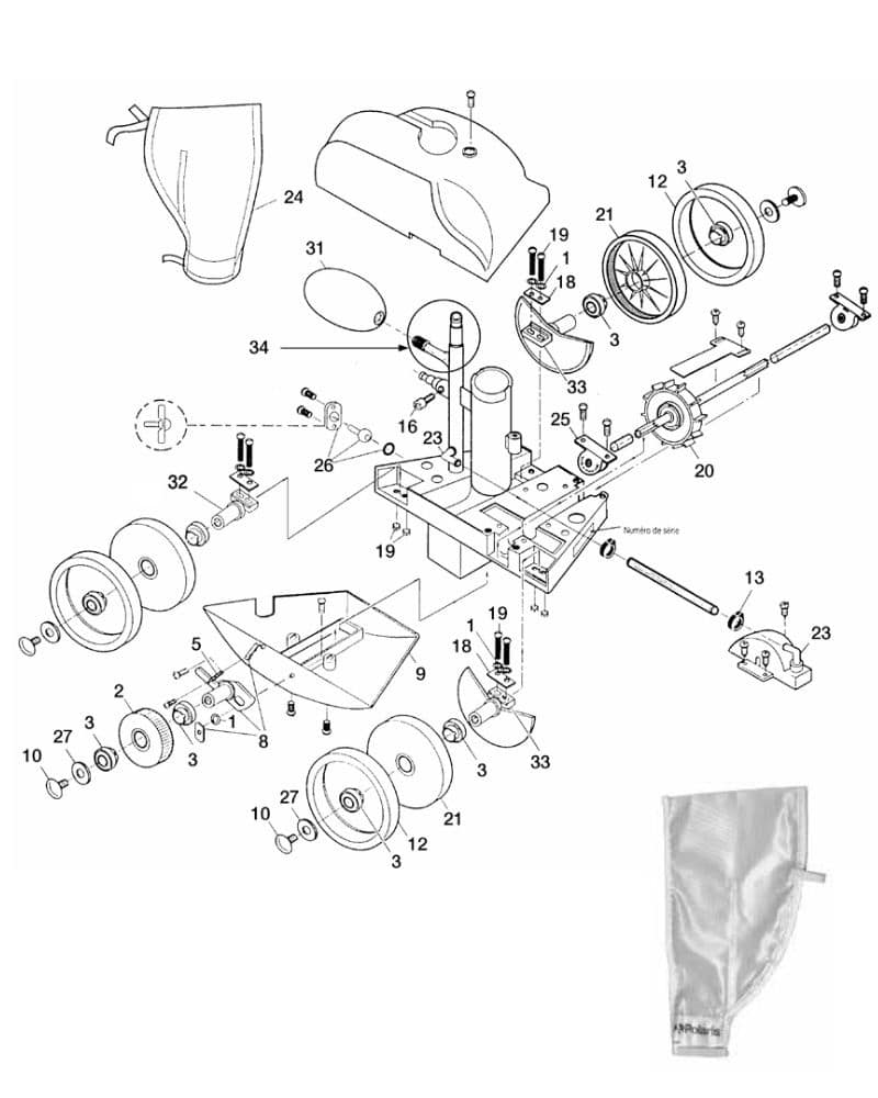 VUE SCHEMA ECLATE POLARIS® 180