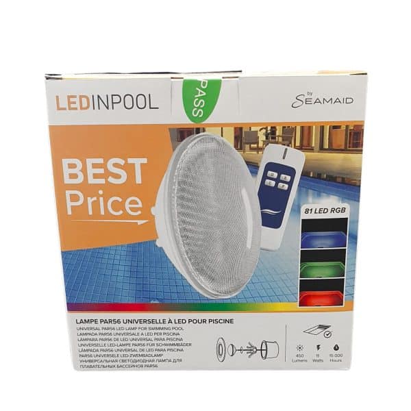 109006 Lampe Led Par56 Standard Best Price 81 Led Rgb Télécommande (1)