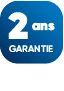 63x90px garantie 2 ans bleu