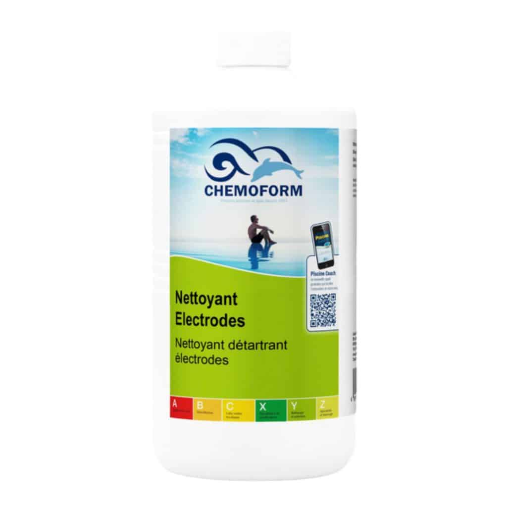 CELLNET 1335001CFR Nettoyant Électrodes Piscine Chemoform – Entretien Cellule Électrolyseur – Bidon 1 L