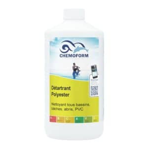 DIS1 1094001CFR Détartrant Polyester Piscine Chemoform – Nettoyant Anti Calcaire – Bidon 1 L