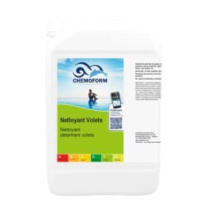 DIS5 1096005CFR Nettoyant Volets Piscine Chemoform – Entretien Lames PVC et Polycarbonate – Bidon 5 L