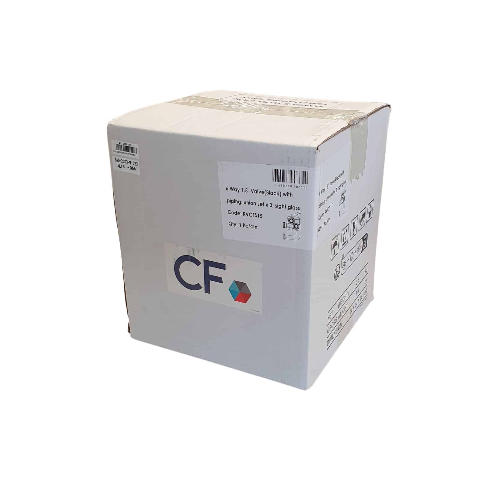 KVCFS15 Kit Vanne Side pour Filtre CF COMFORT 1 12 Vanne Tubes raccords Unions (1)