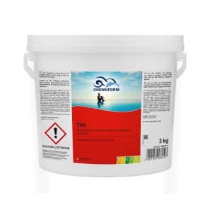 THPLUS3 0860003CFR TH+ Piscine Chemoform – Correcteur de Dureté Totale (TH) – Seau 3 kg