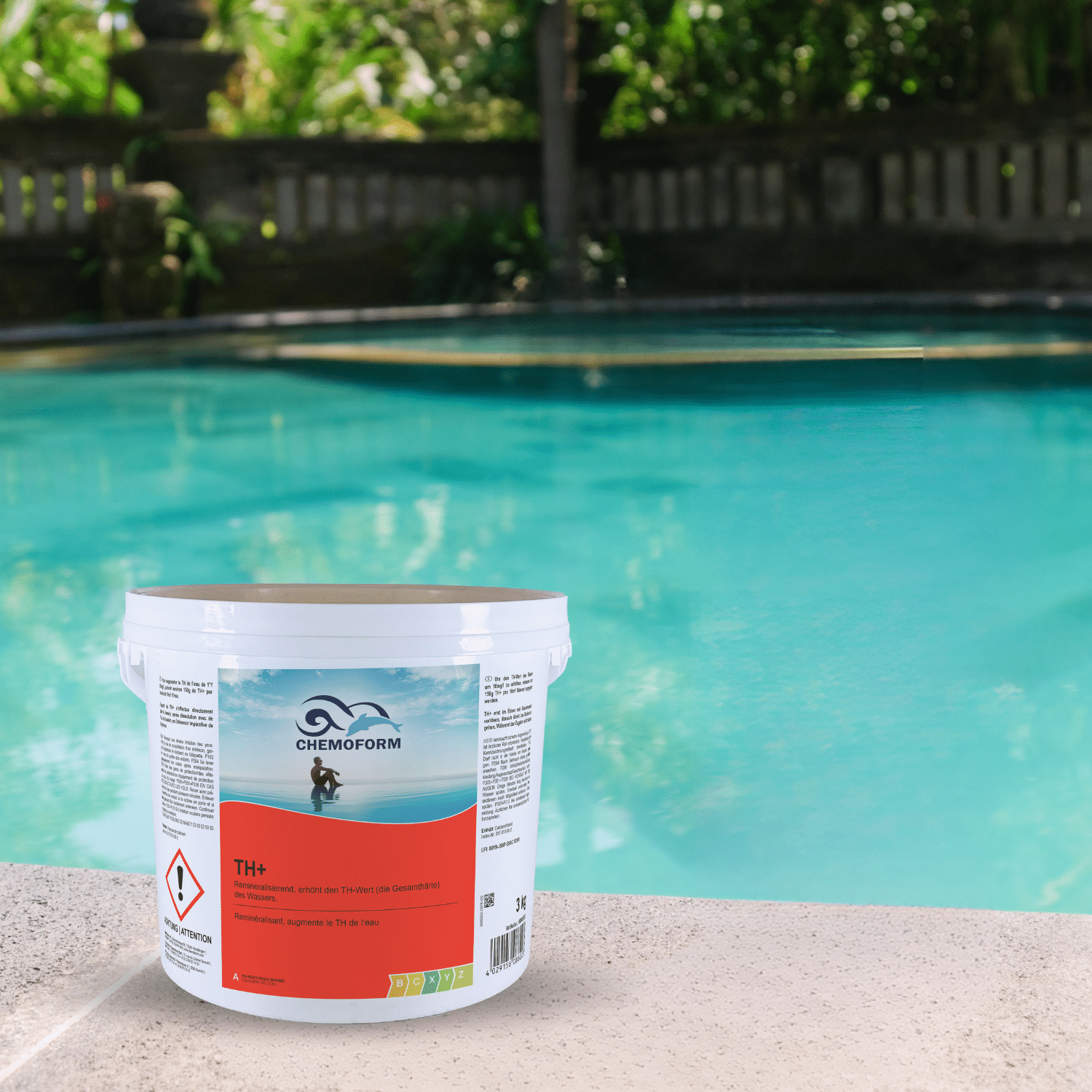 le TH+ Correcteur Dureté Totale 3 kg pour eau de piscine