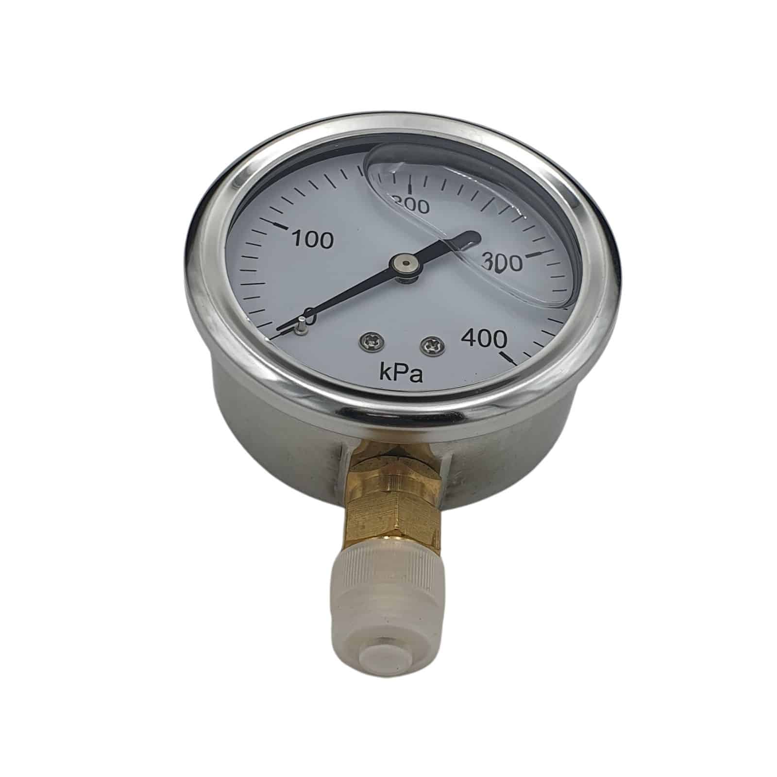 ZALA05 Manomètre à Bain d'Huile pour Filtre LACRON ET MICRON de WATERCO (Montage arrière) (3)