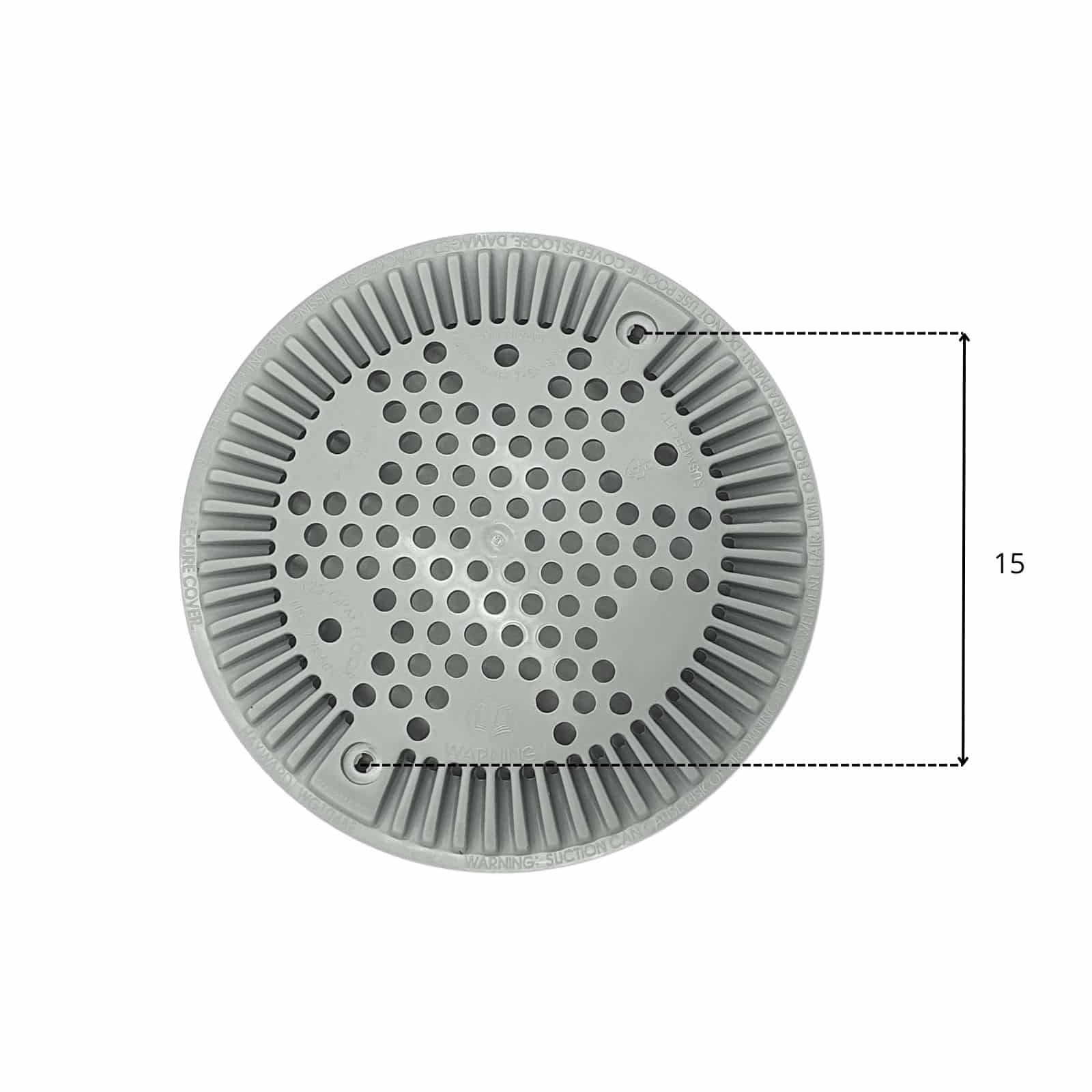 ZHBF20 Grille de Bonde de Fond Piscine HAYWARD Pour modèle SP1048 1049 51 52 54