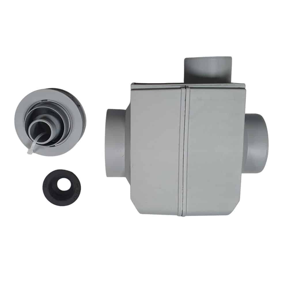 102950 Collecteur Gouttière Gris Citerne Citerne Souple Récupération Eau de Pluie (7)