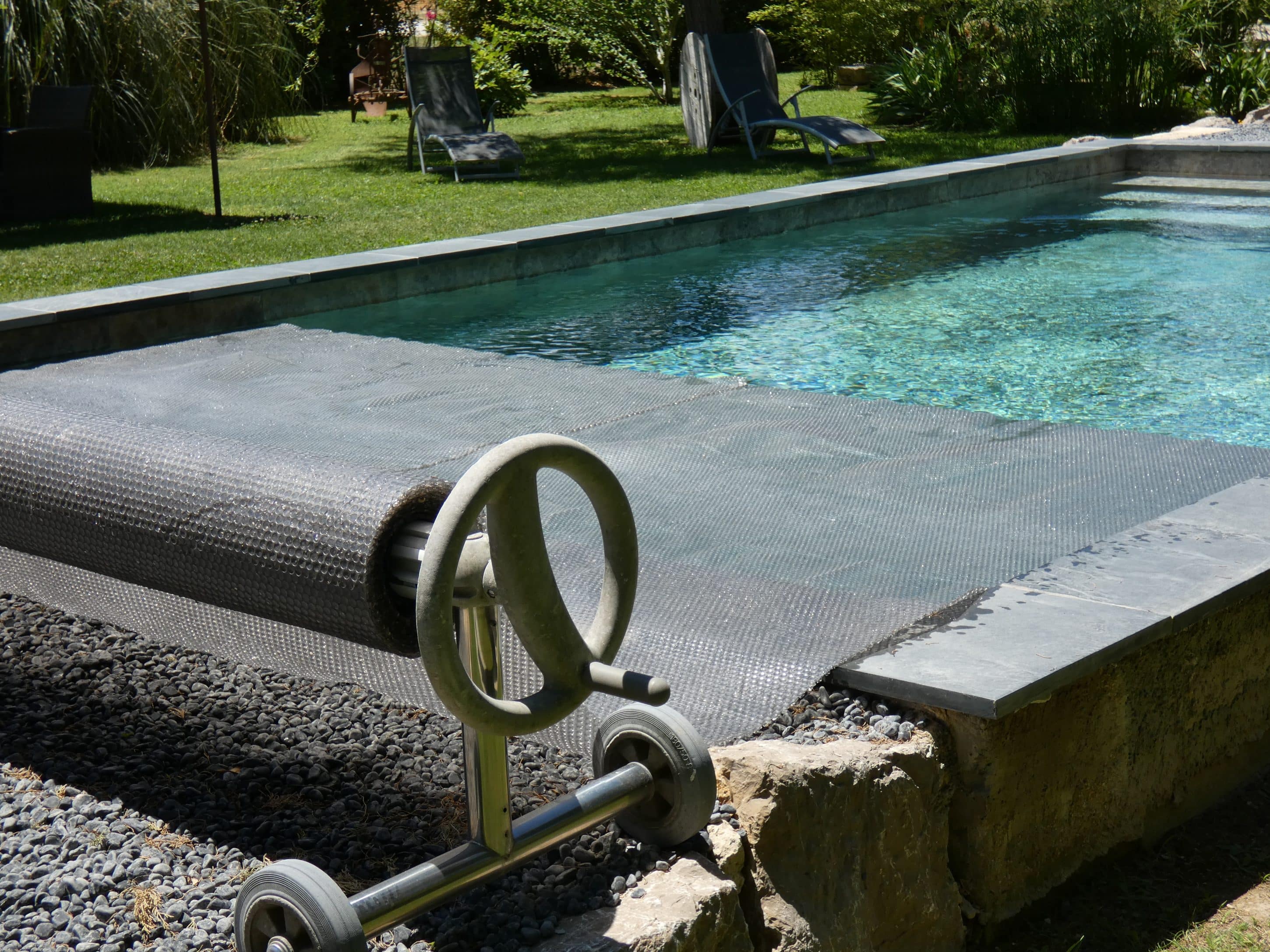 Bâche solaire Confort silver détail