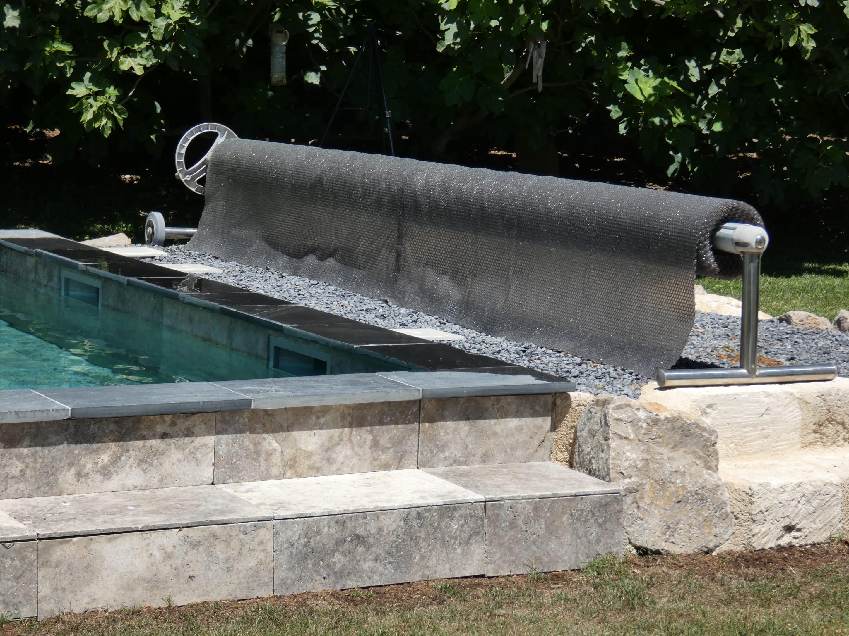 Bâche solaire Confort silver ambiance