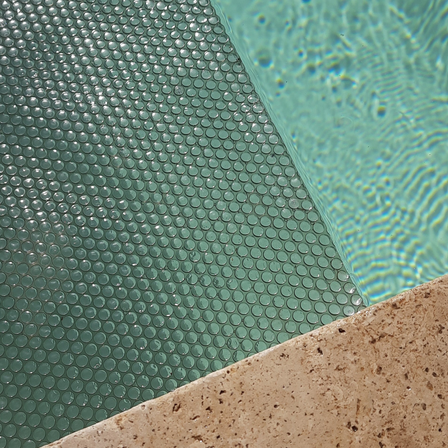 Couverture solaire argent 350 ambiance