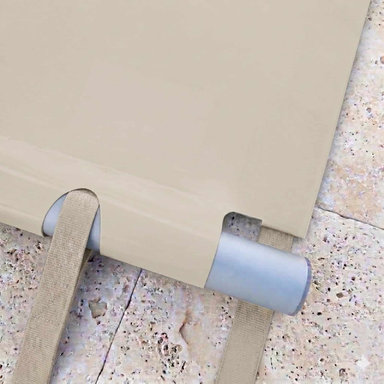 Bâche à barres coloris beige sable